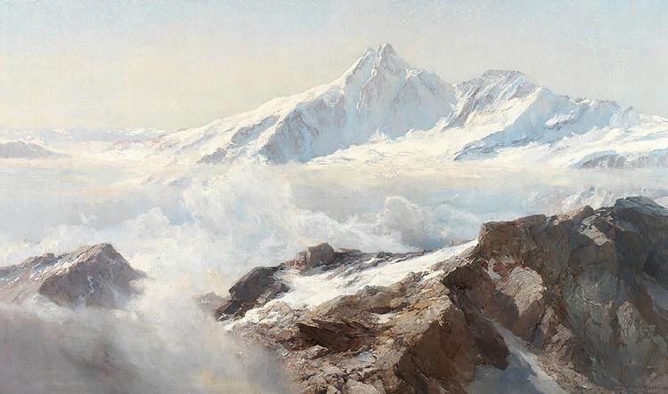 Edward Theodore Compton Grobglockner oil painting image